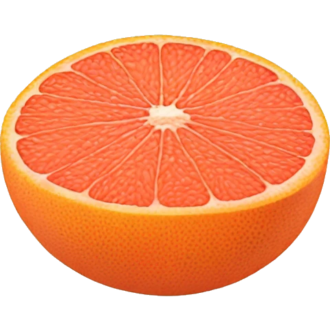 grapefruit emoji