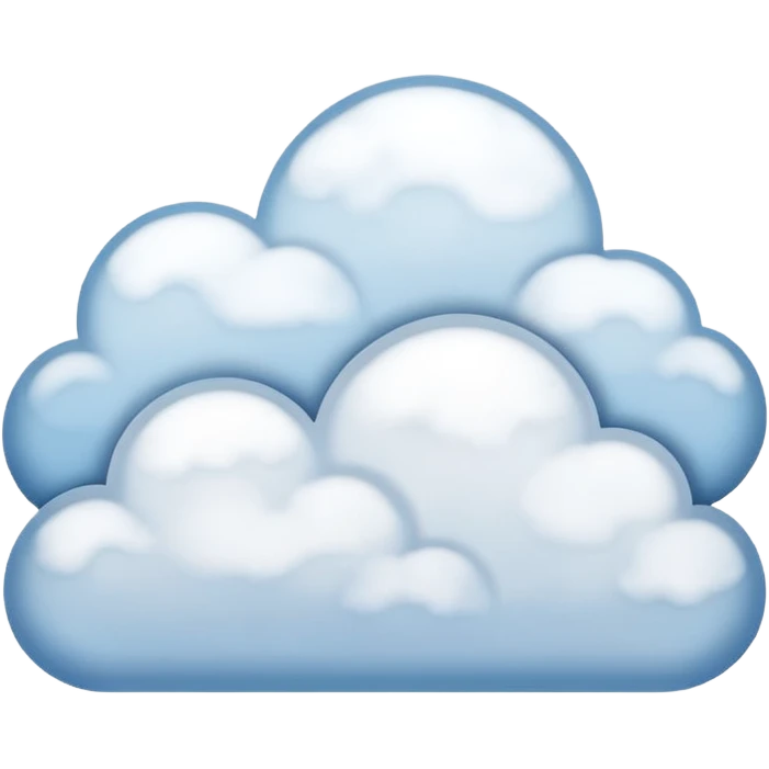 snowing clouds emoji