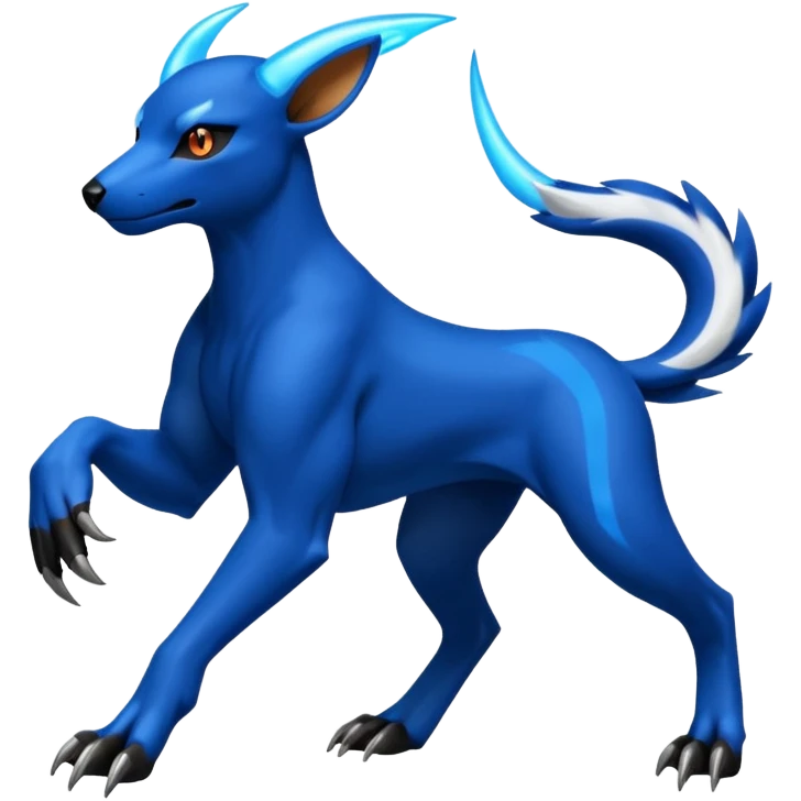 Houndoom-Electrike-Fakémon-hybrid-creature (full body)  emoji