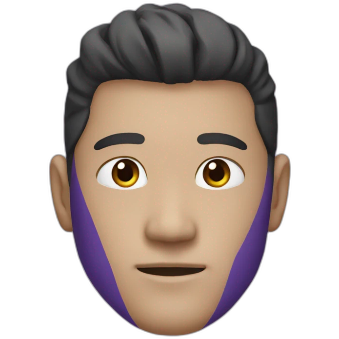 Tanaka's face turned purple emoji