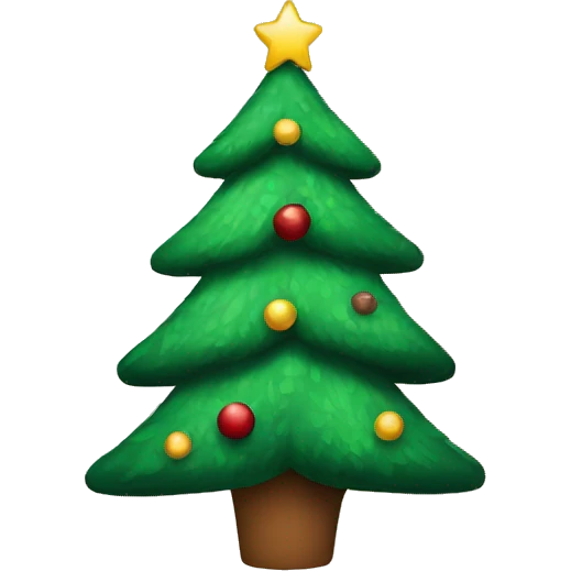 Christmas tree emoji