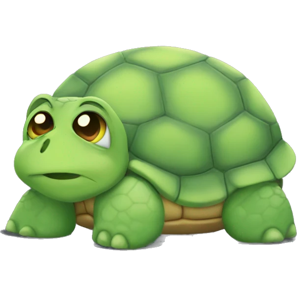 A turtle that is sad emoji