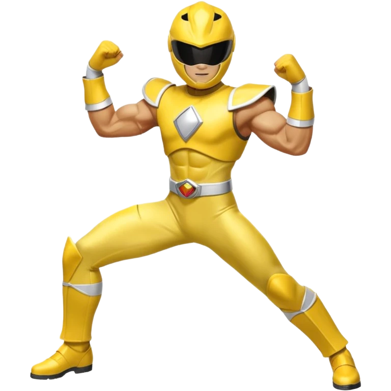 Power ranger yellow emoji