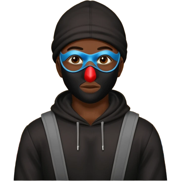 Make a black guy robbing store emoji