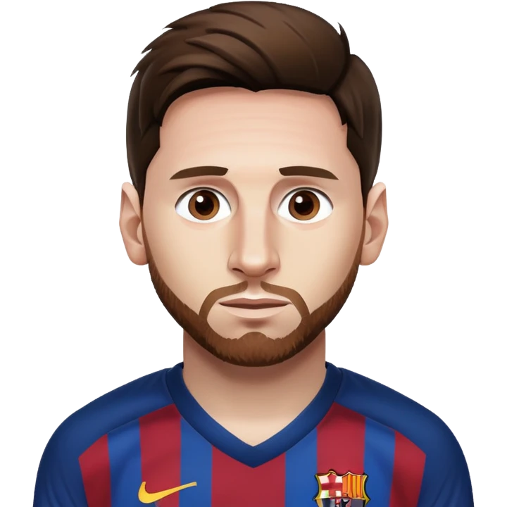 Leo Messi face emoji