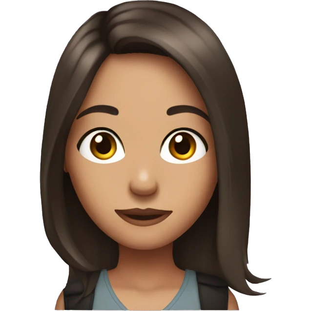 Brunette girl  emoji