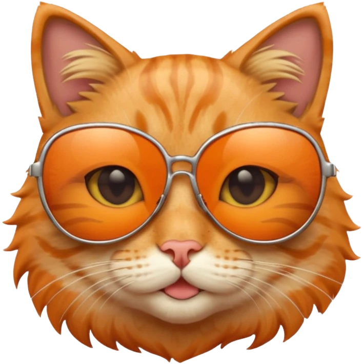 Cat wearing sunglasses emoji