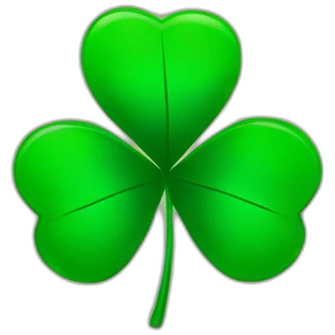 four-leaf clover emoji