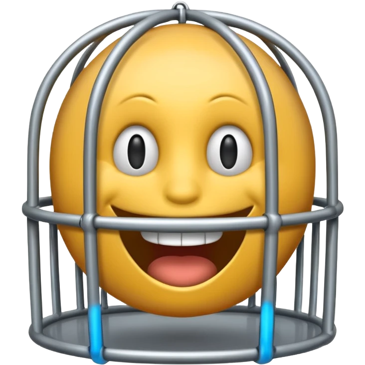 grinsendes Emoji im Gefängnis emoji