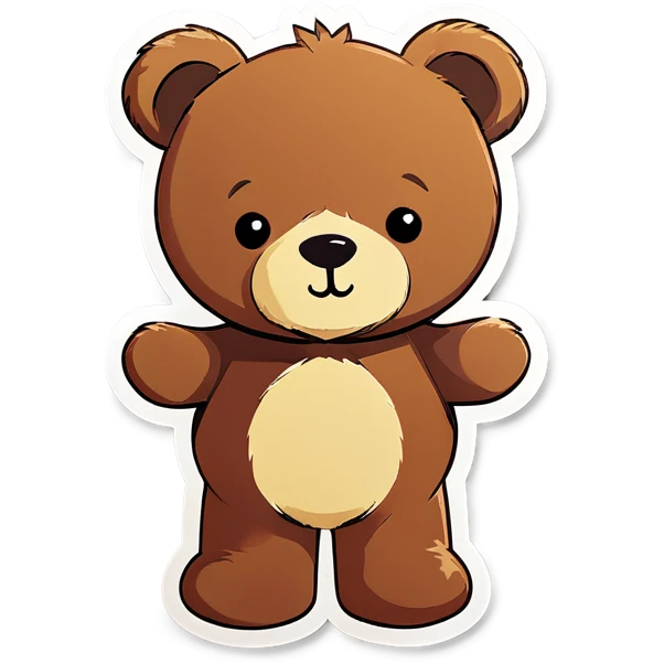 Cute teddy bear stickers  emoji