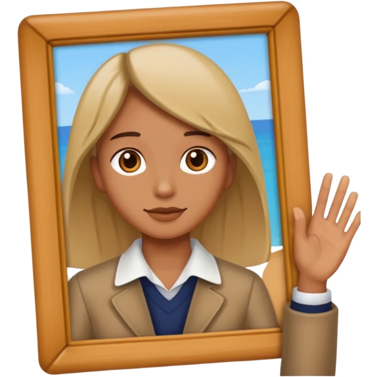 hand sign for taking a picture emoji