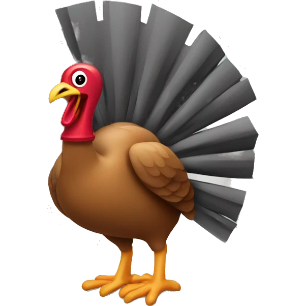 Turkey with power tool emoji