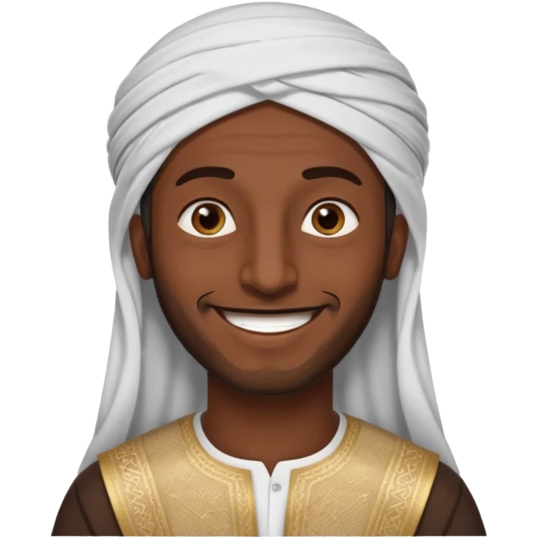 Arabic man says asalmau aliukum emoji