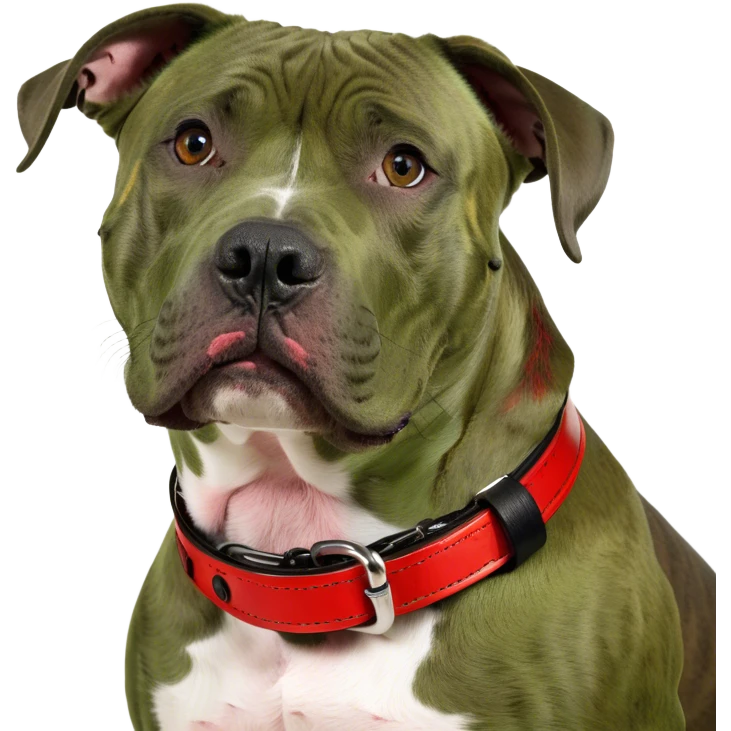 Brindle black nose pitbull emoji