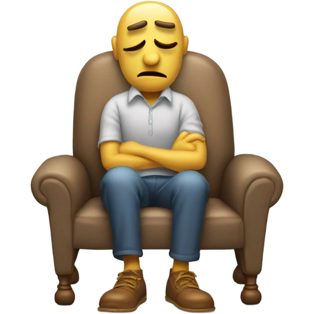 Lazy and angry and sad and side emoji