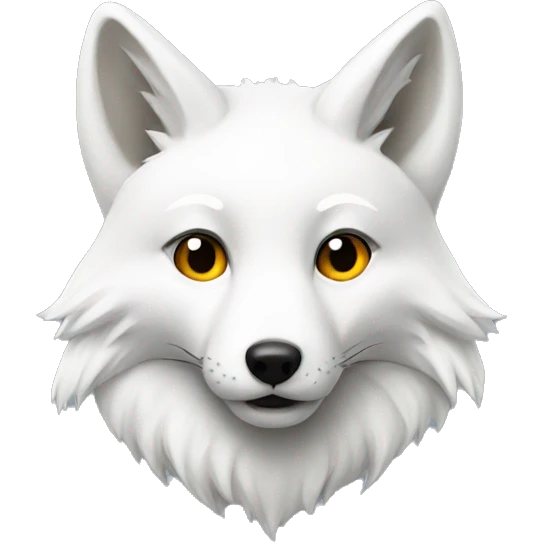 White fox emoji