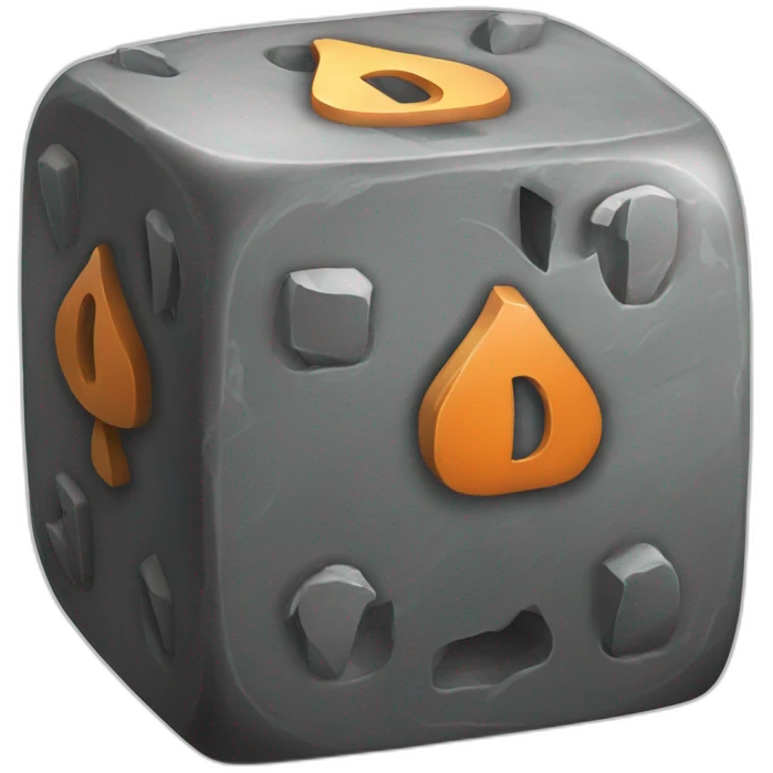 D1 die emoji