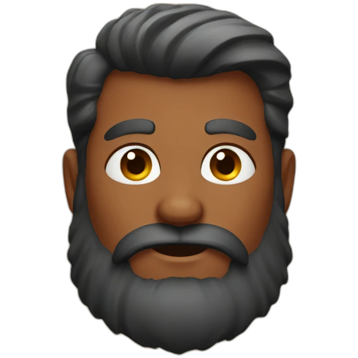red beard emoji