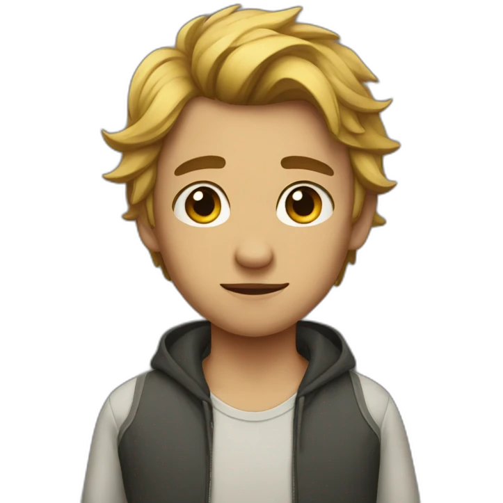 dishonest boy emoji