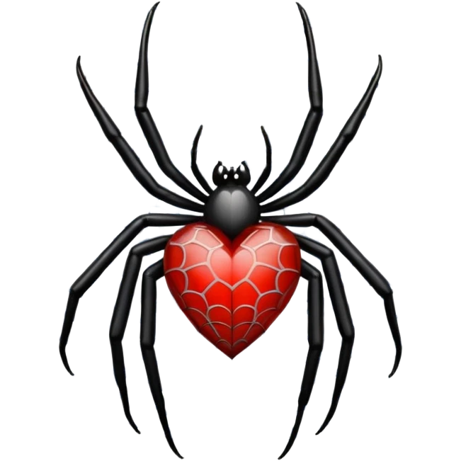 Make the I love u using spider web emoji 

 emoji