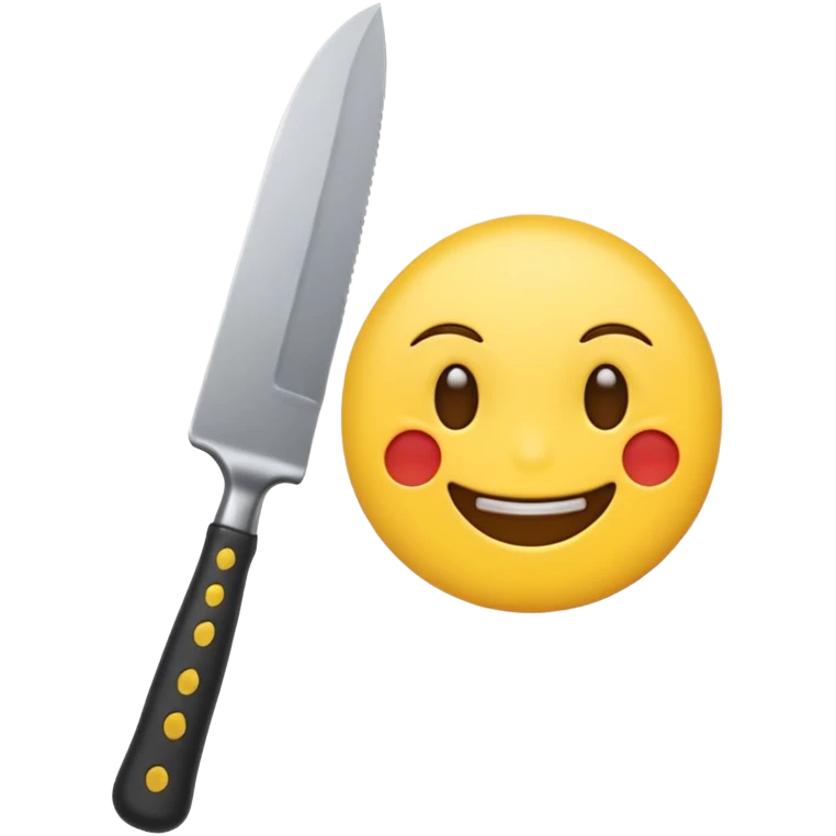 🙂 this emoji holding knife emoji