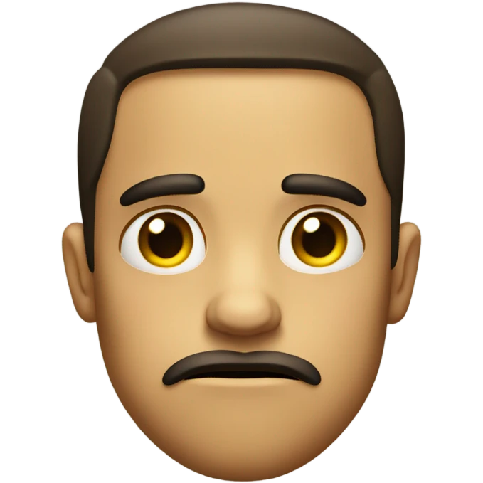 Disappointed and Disgusted side eye look  emoji