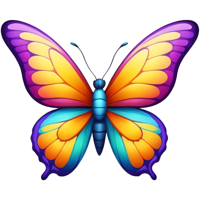 Butterfly dancing emoji