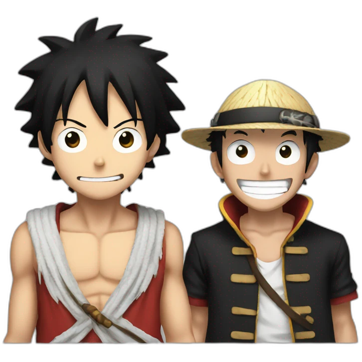 Luffy and law emoji