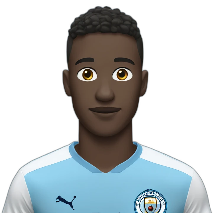 Jeremy doku in Man City shirt  emoji