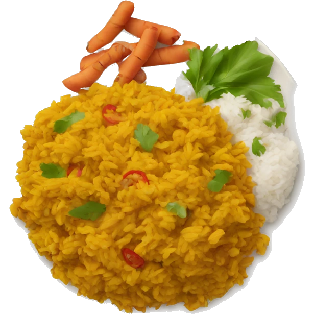 INDIAN FOOD ON A PLATE emoji