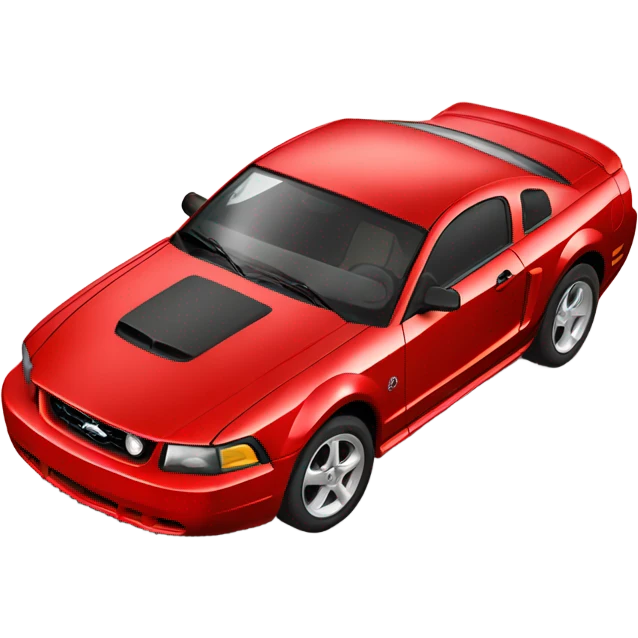 Ford mustang 2003 red emoji