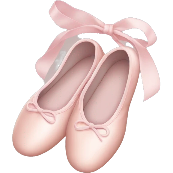 pale pink ballet shoes emoji