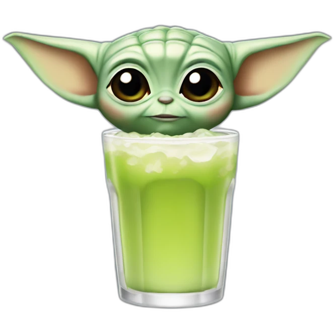 baby yoda drink emoji