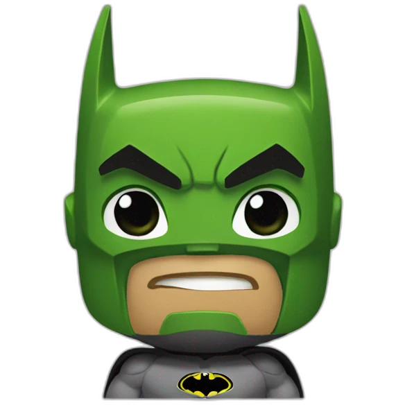 Batman with hulk powers emoji