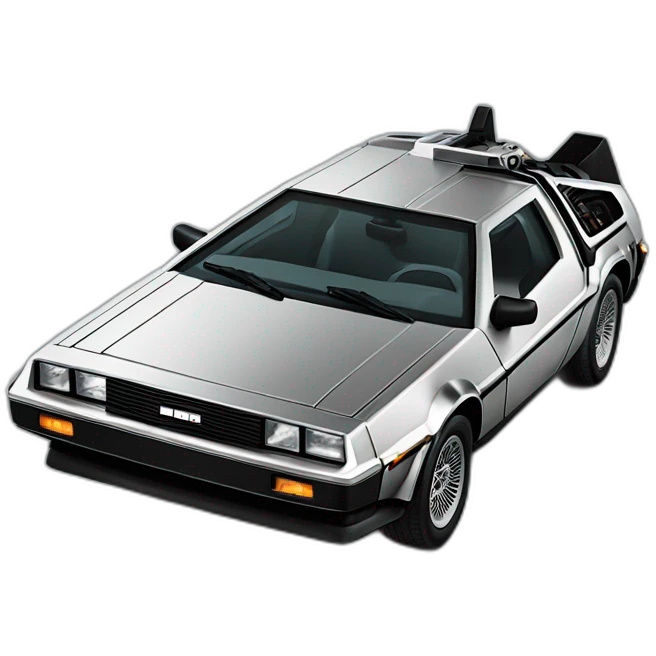 delorean emoji
