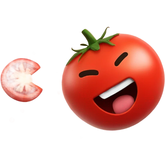 Throwing tomatoes  emoji