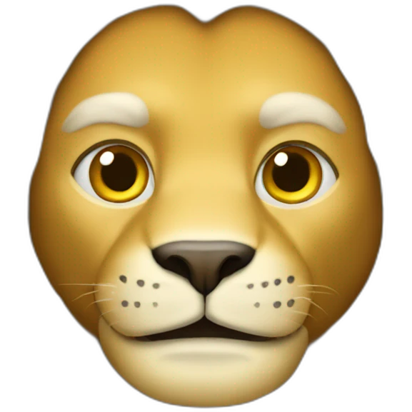 lion marketer emoji