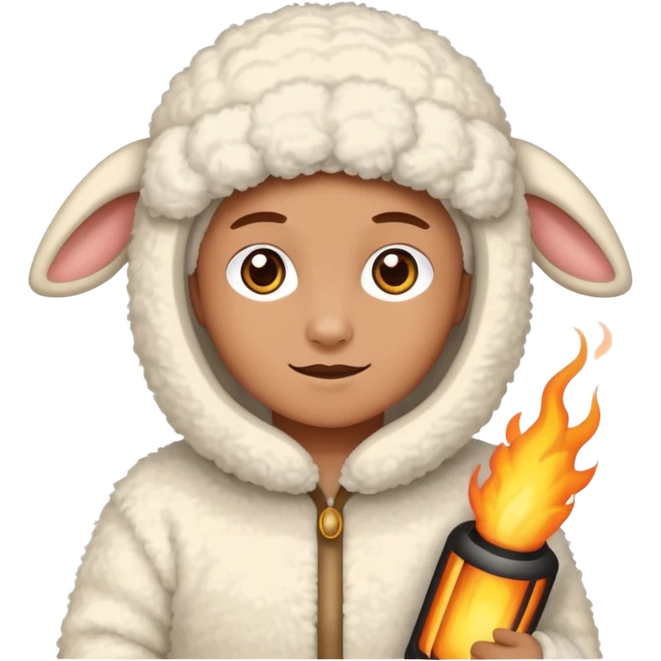 Heater lamb emoji