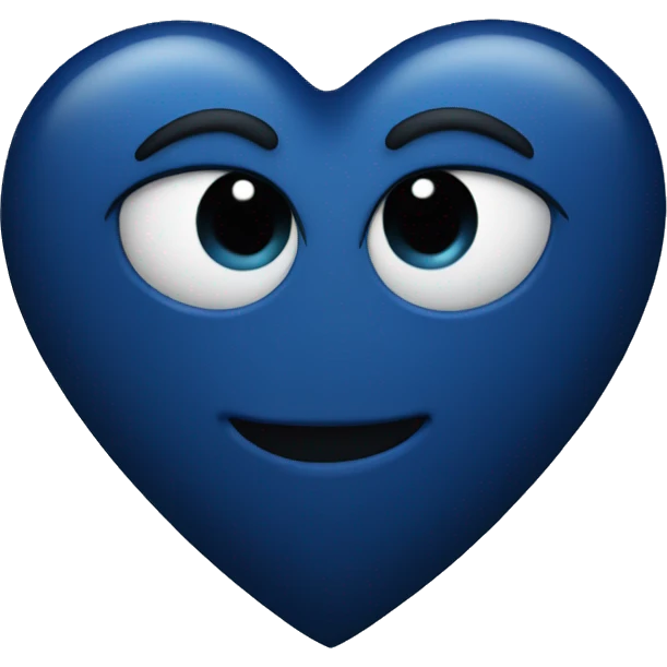 dark blue heart emoji