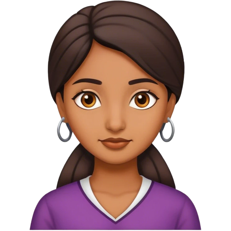 south asian girl emoji