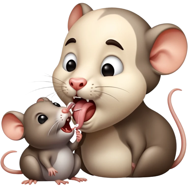 Likaon lick rats  emoji