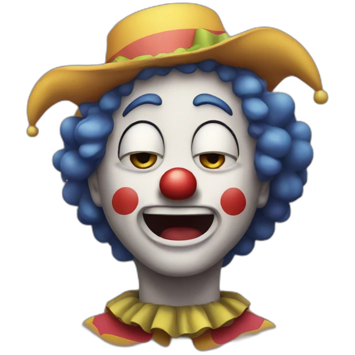 Clown cry emoji