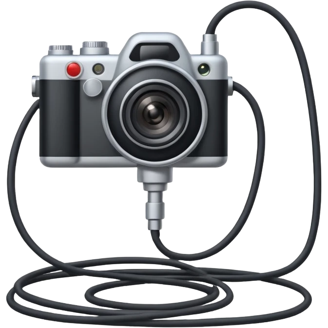 a sensor with a camera and a wire and a sensor for tracking emoji