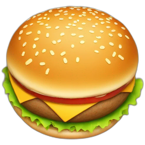 burger bun top view emoji