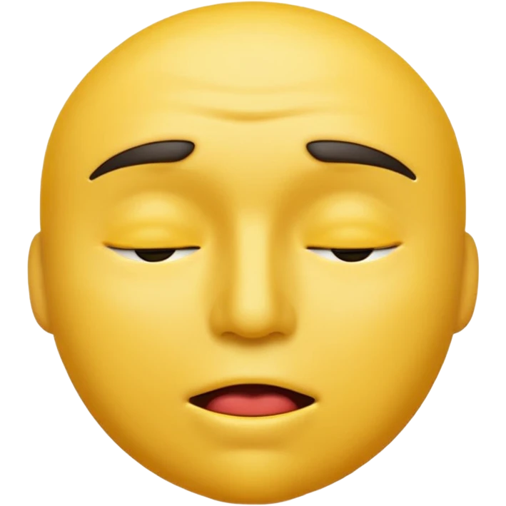  A male emoji with hyper lips with it’s eyes closed not smiling with its mouth closed and it’s yellow while making the ishowspeed face emoji