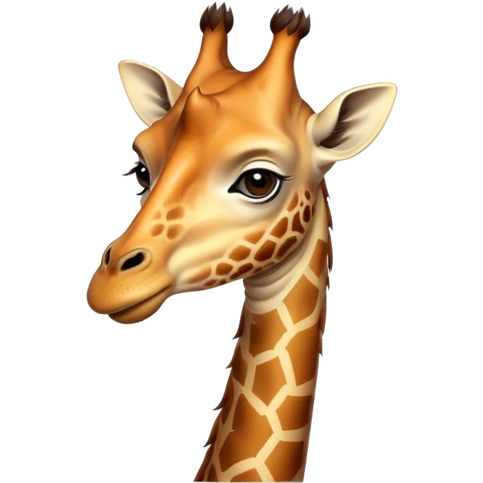 Praying giraffe  emoji