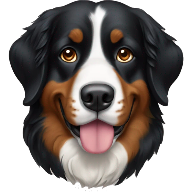 Bernese Mountain Dog emoji