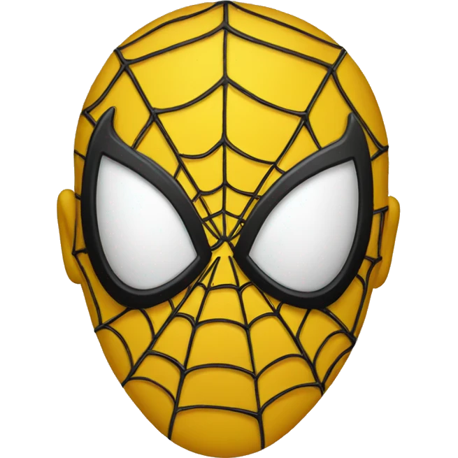 Yellow spiderman emoji