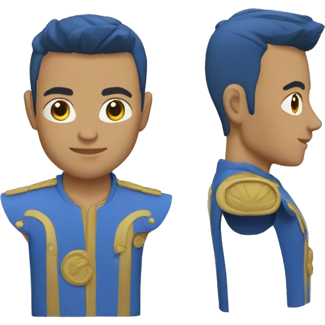 Centan biru emoji