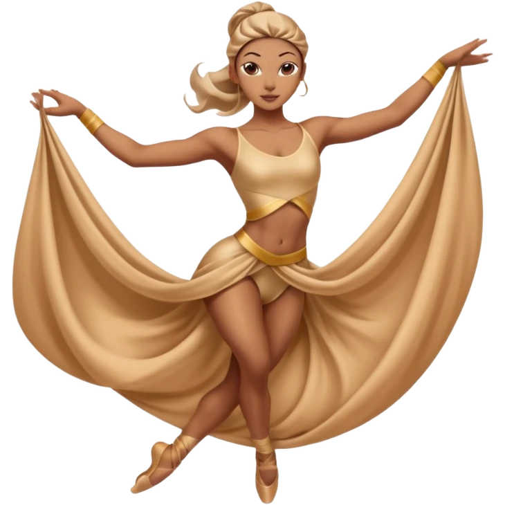 aerial silk dancer emoji